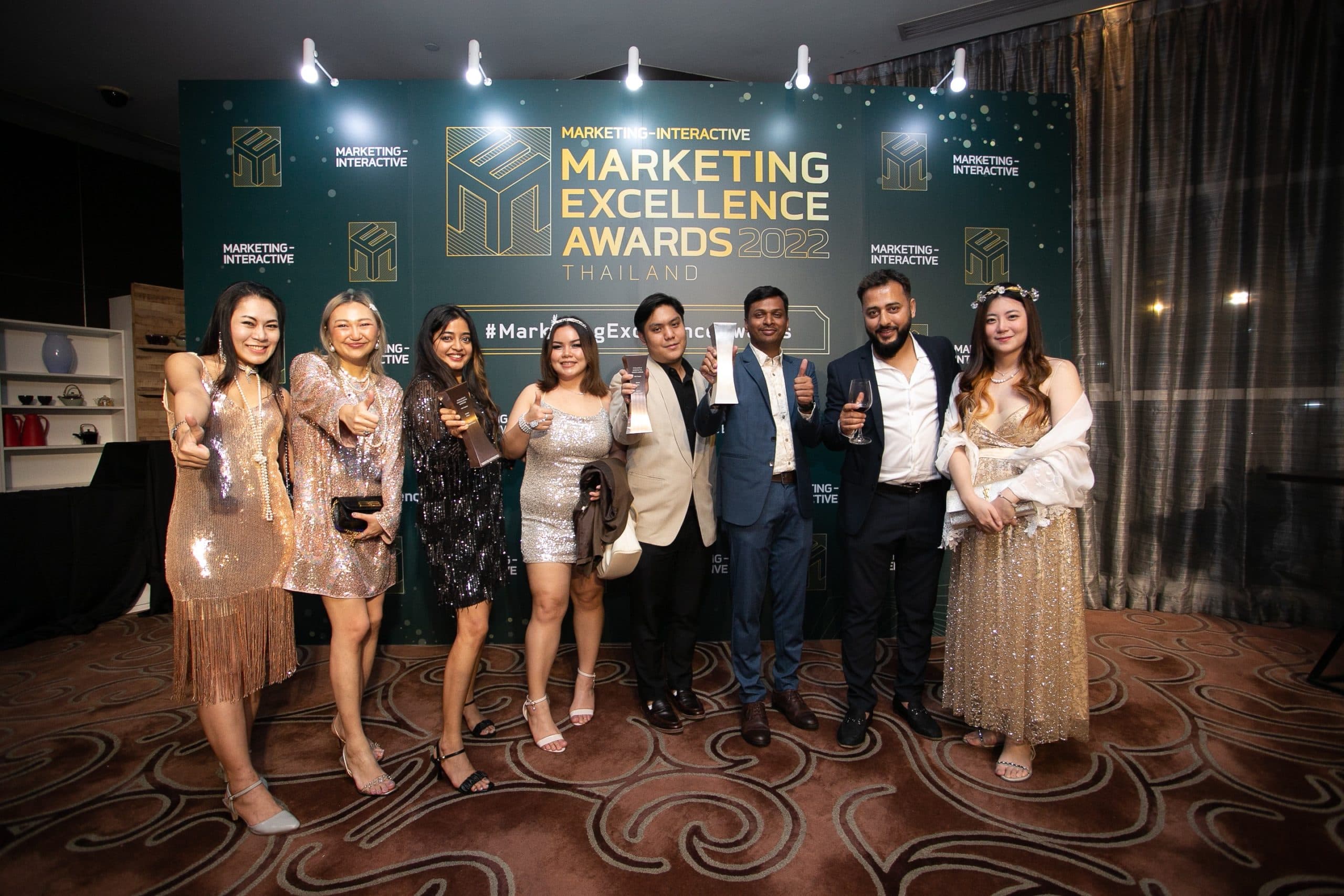 The Bidmath team at the Marketing Excellence Awards